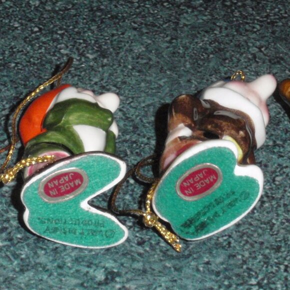 SNOW WHITE AND THE SEVEN DWARFS WALT DISNEY CHRISTMAS ORNAMENTS JAPAN - RARE! - Picture 9 of 9